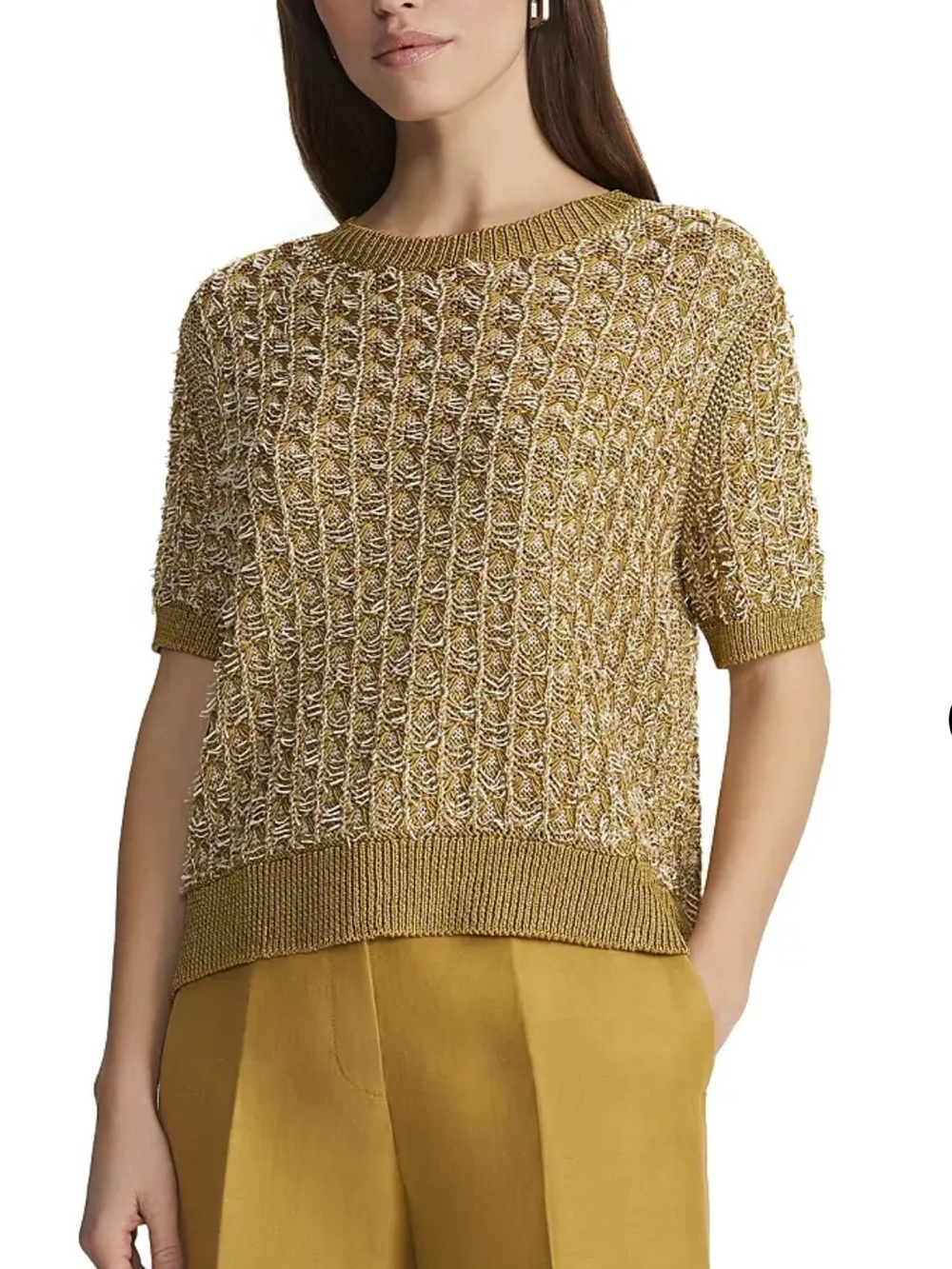 Lafayette 148 Textured Stitch Sweater